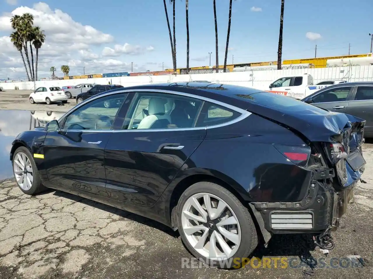 2 Фотография поврежденного автомобиля 5YJ3E1EA5LF649434 TESLA MODEL 3 2020