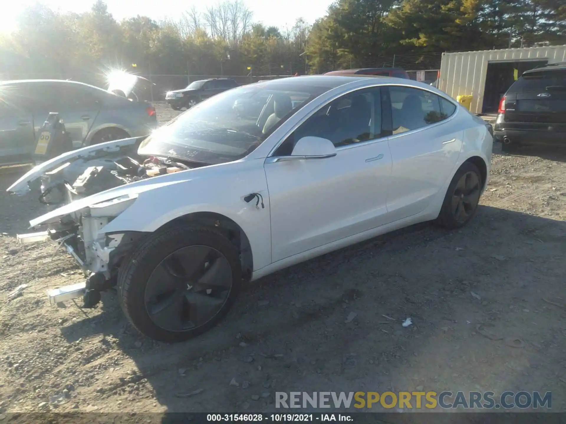 2 Photograph of a damaged car 5YJ3E1EA5LF658912 TESLA MODEL 3 2020