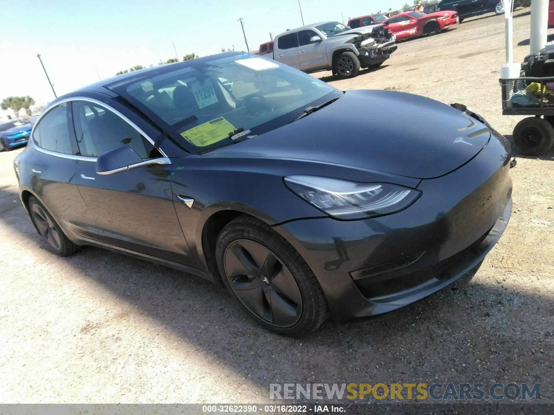 1 Photograph of a damaged car 5YJ3E1EA5LF659980 TESLA MODEL 3 2020