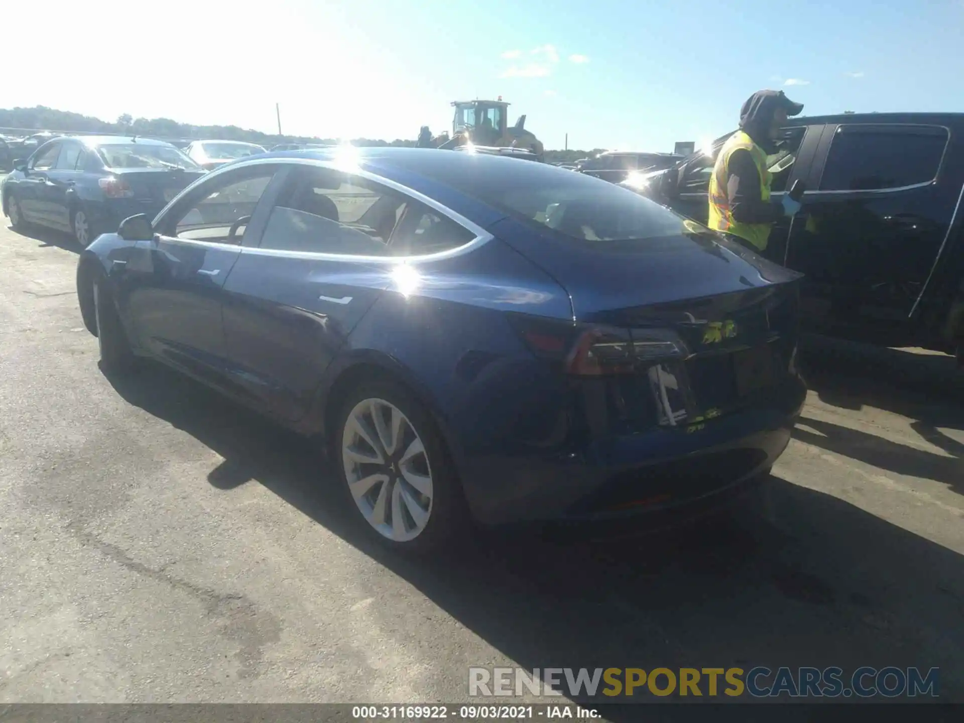 3 Photograph of a damaged car 5YJ3E1EA5LF661308 TESLA MODEL 3 2020