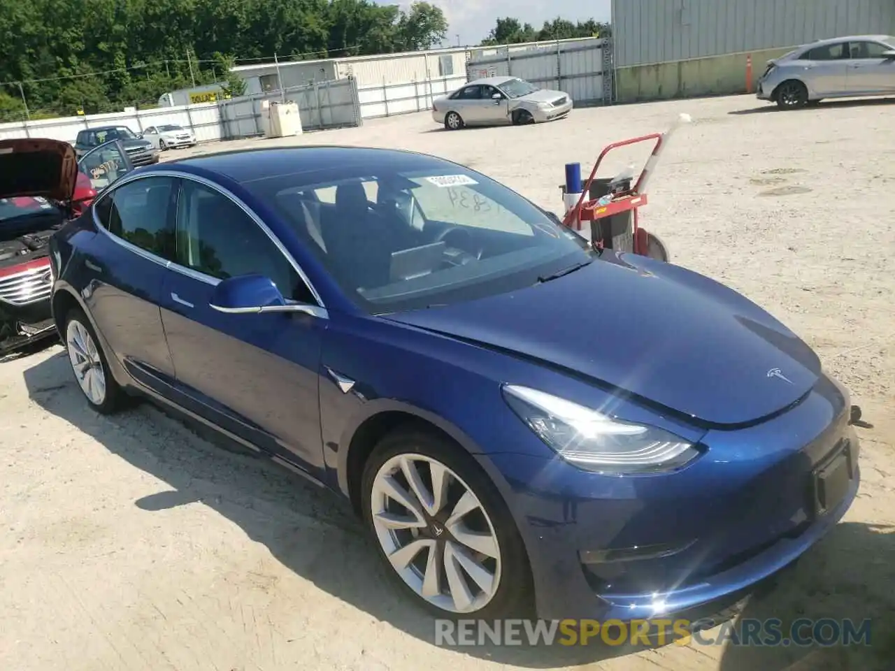 1 Фотография поврежденного автомобиля 5YJ3E1EA5LF661356 TESLA MODEL 3 2020