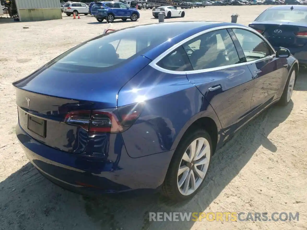 4 Photograph of a damaged car 5YJ3E1EA5LF661356 TESLA MODEL 3 2020