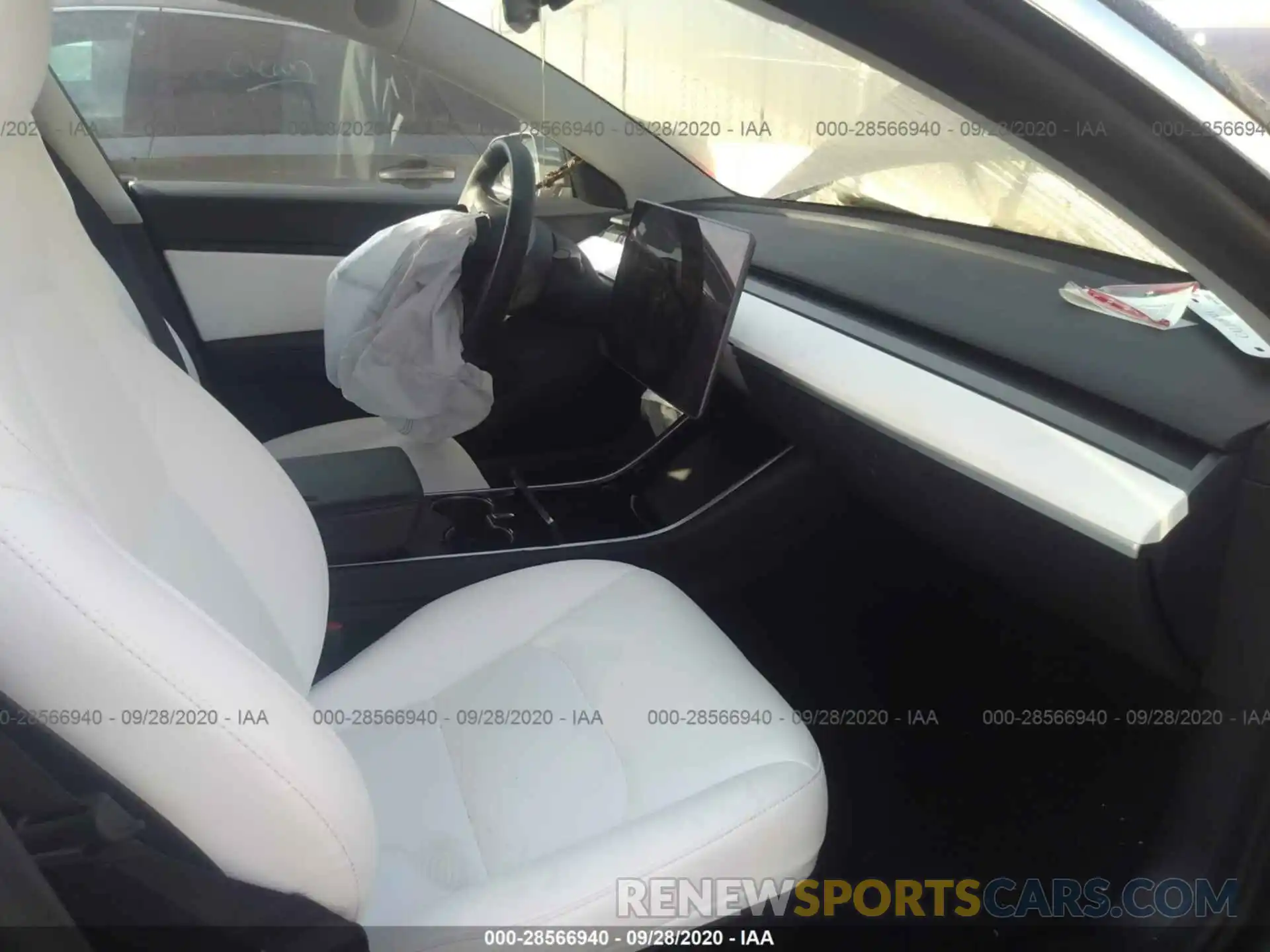 5 Photograph of a damaged car 5YJ3E1EA5LF662118 TESLA MODEL 3 2020