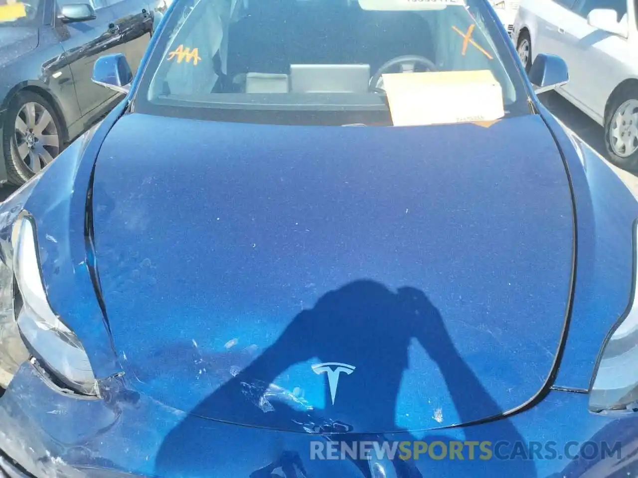 7 Photograph of a damaged car 5YJ3E1EA5LF706005 TESLA MODEL 3 2020