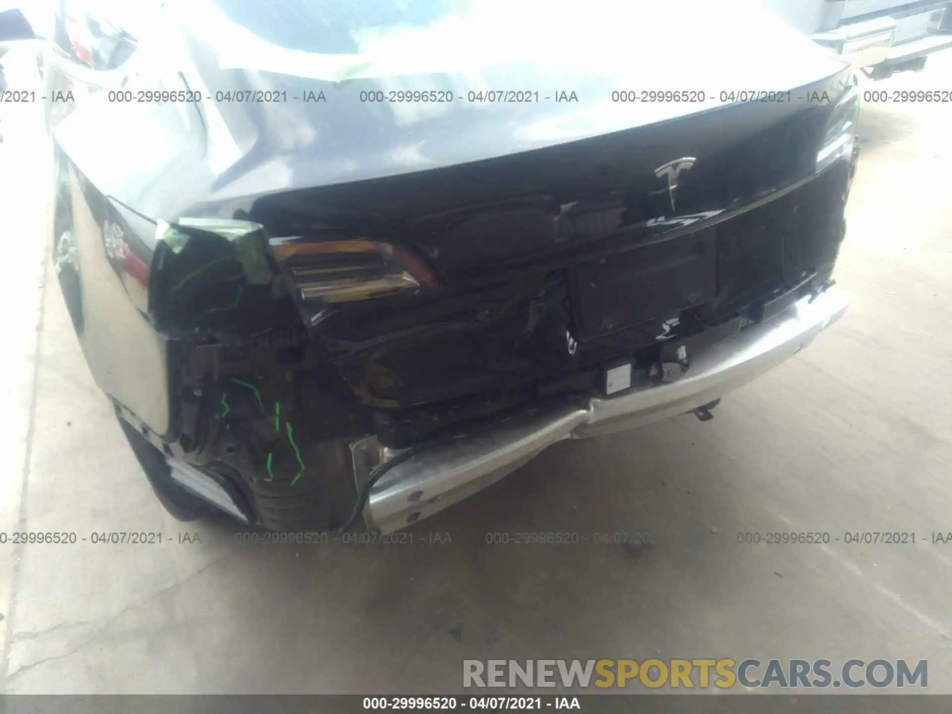 6 Photograph of a damaged car 5YJ3E1EA5LF736475 TESLA MODEL 3 2020