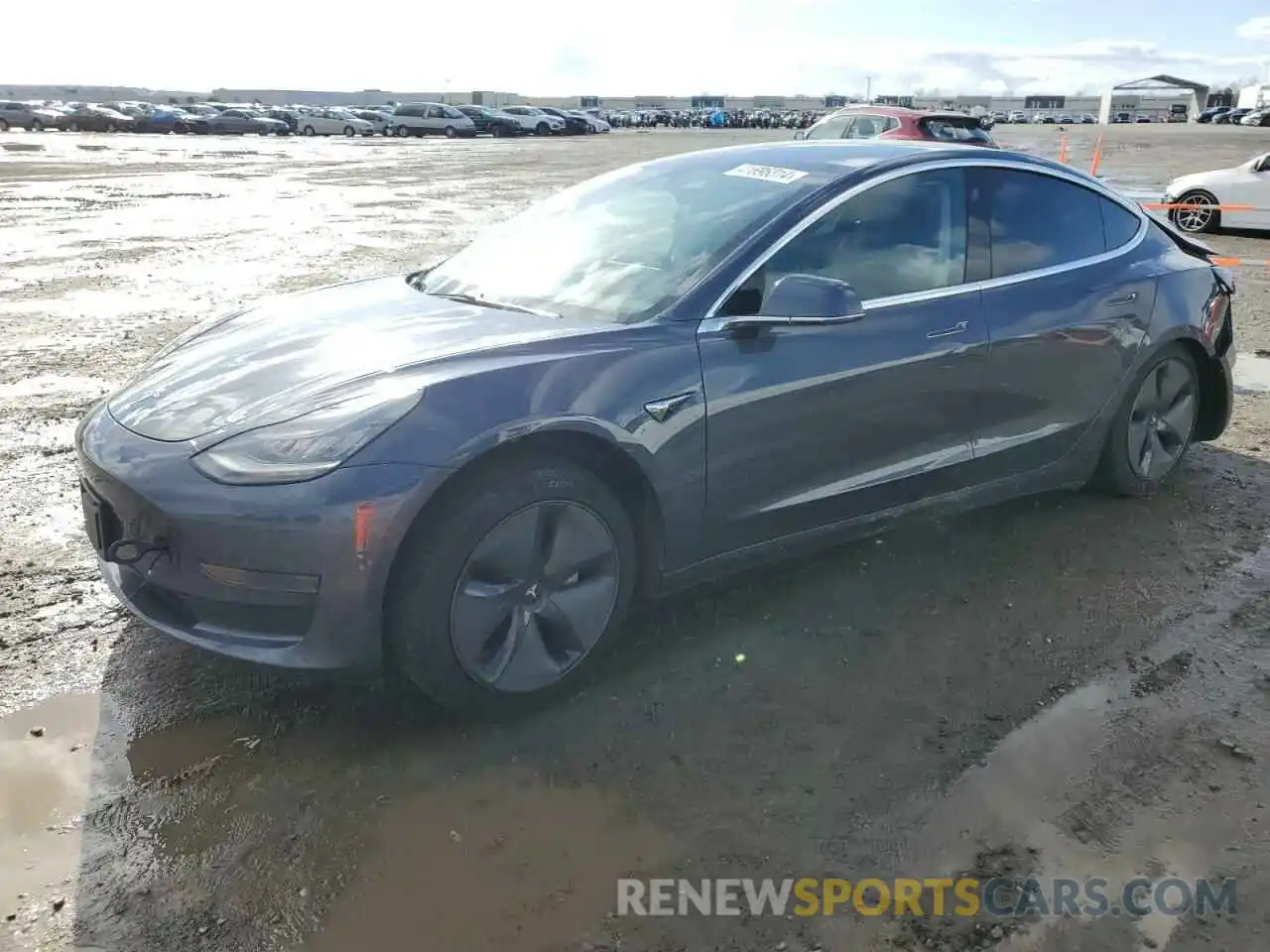 1 Photograph of a damaged car 5YJ3E1EA5LF739523 TESLA MODEL 3 2020