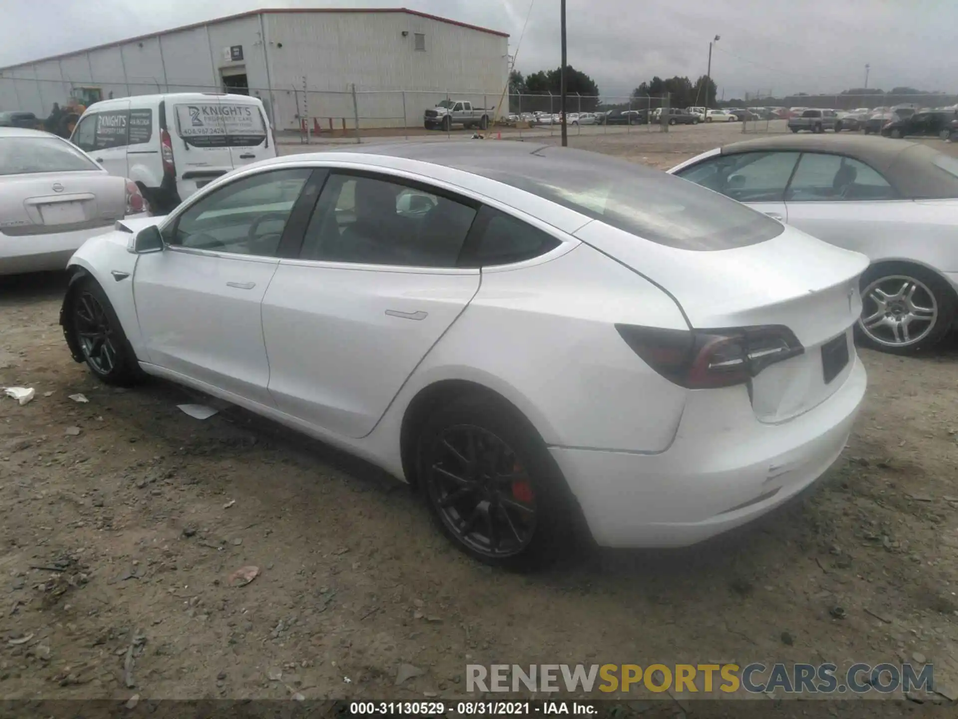 3 Photograph of a damaged car 5YJ3E1EA5LF785160 TESLA MODEL 3 2020