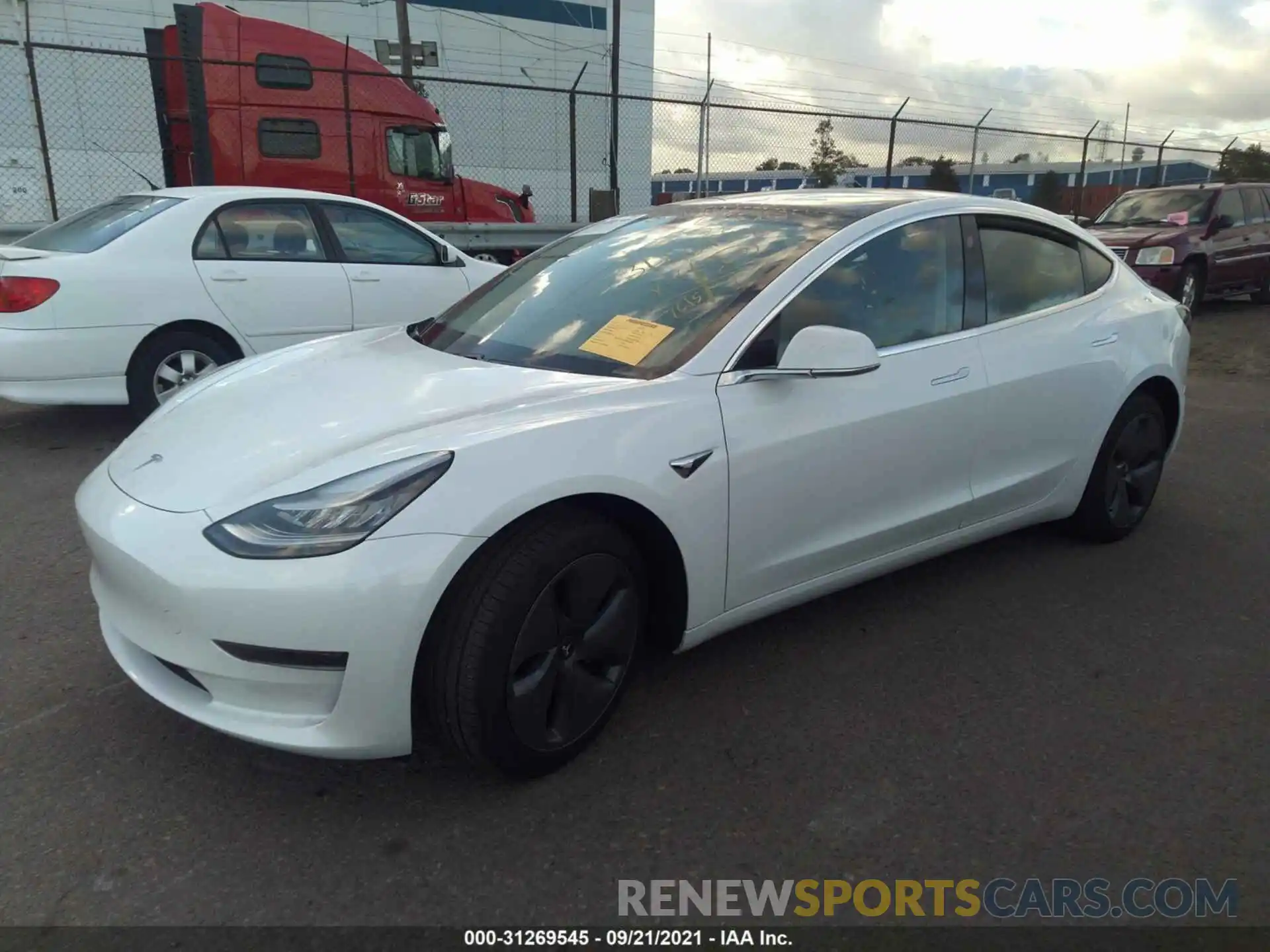 2 Фотография поврежденного автомобиля 5YJ3E1EA5LF785398 TESLA MODEL 3 2020