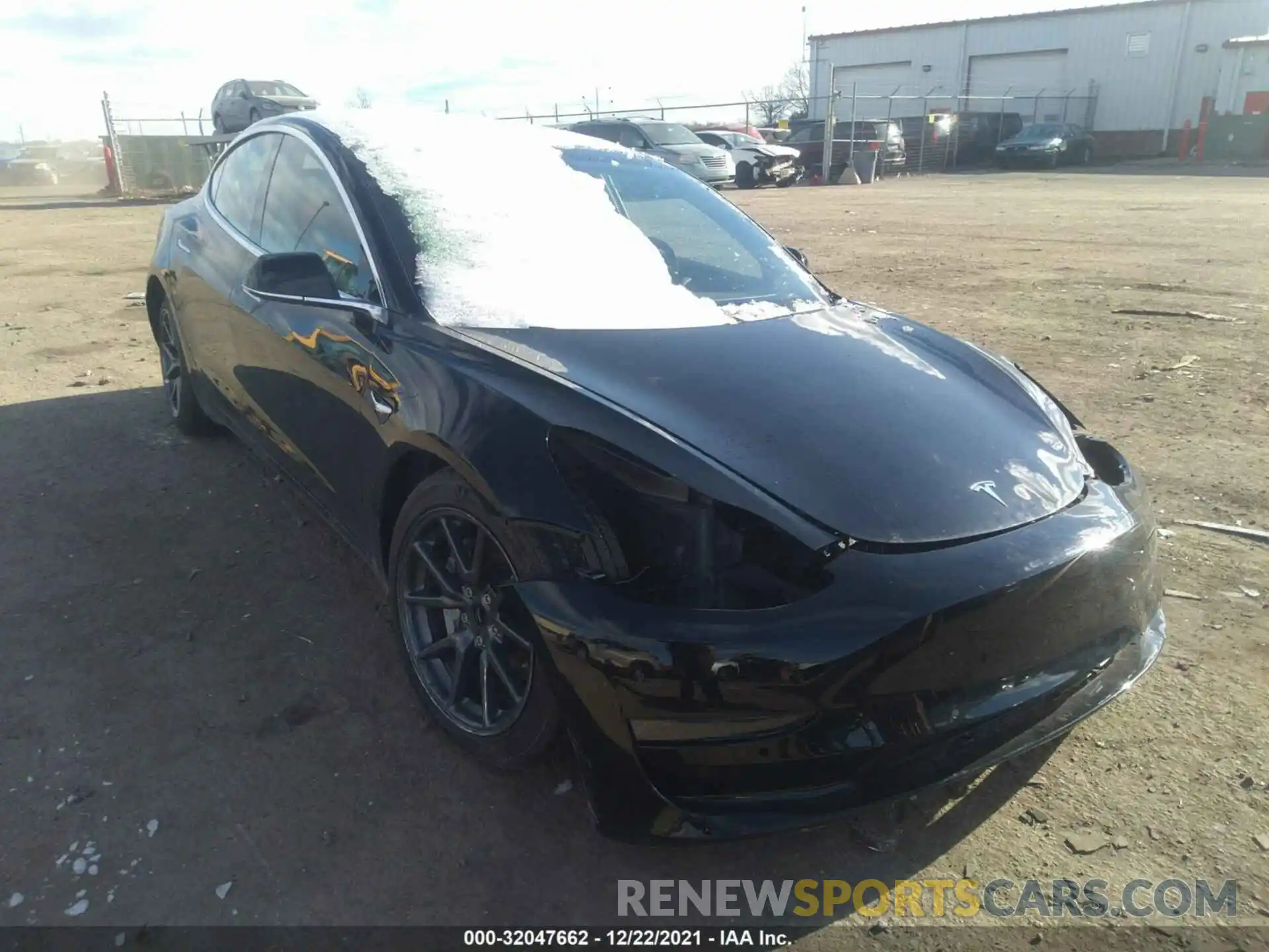 1 Photograph of a damaged car 5YJ3E1EA5LF797423 TESLA MODEL 3 2020