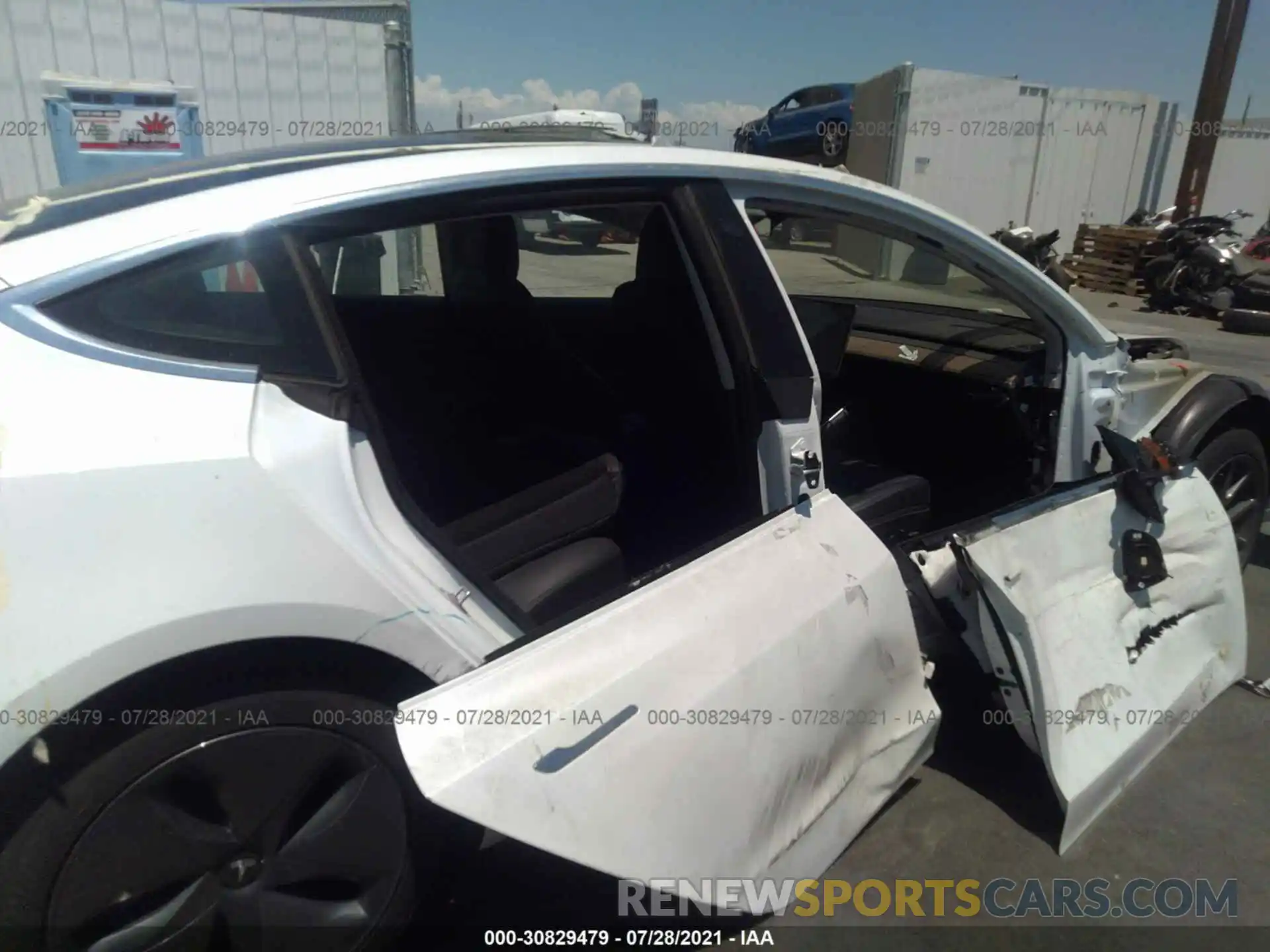 6 Photograph of a damaged car 5YJ3E1EA5LF799382 TESLA MODEL 3 2020