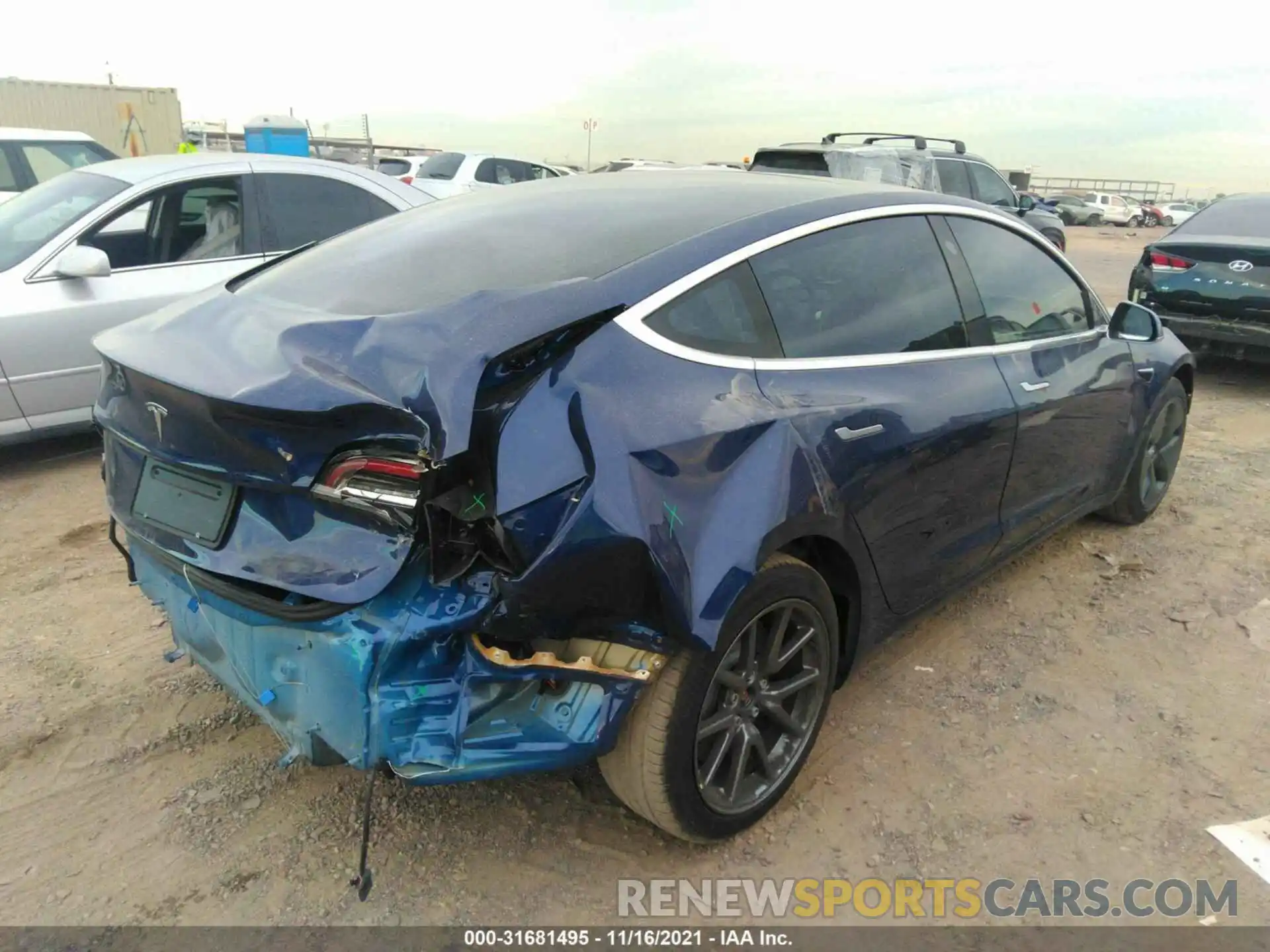 4 Photograph of a damaged car 5YJ3E1EA5LF804919 TESLA MODEL 3 2020