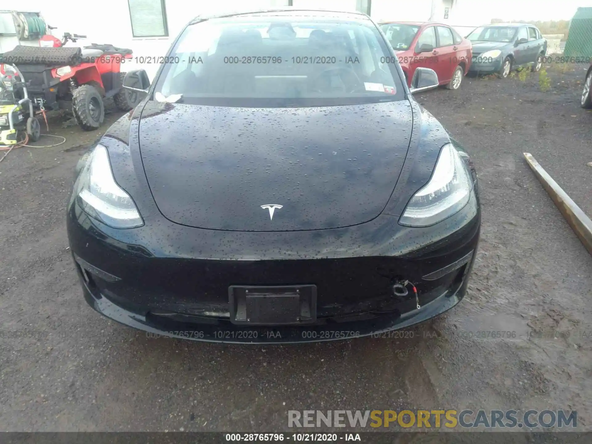 10 Photograph of a damaged car 5YJ3E1EA6LF427601 TESLA MODEL 3 2020