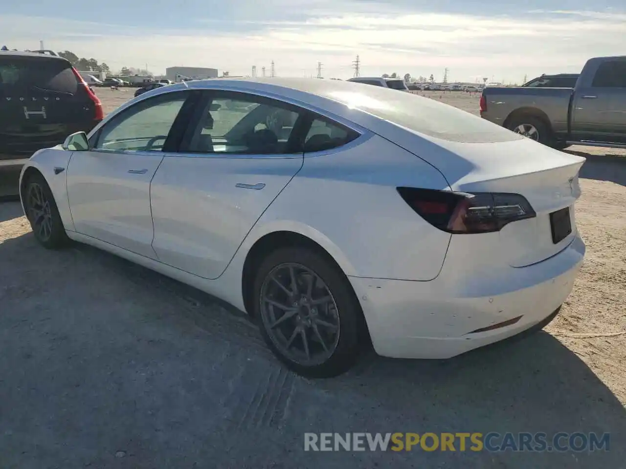 2 Photograph of a damaged car 5YJ3E1EA6LF509599 TESLA MODEL 3 2020