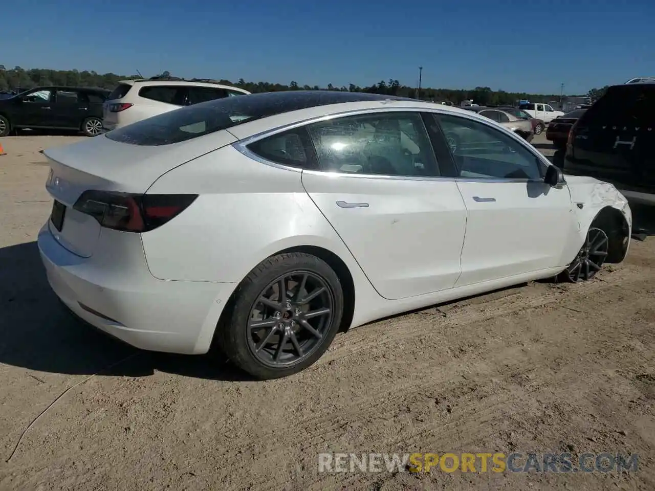 3 Photograph of a damaged car 5YJ3E1EA6LF509599 TESLA MODEL 3 2020