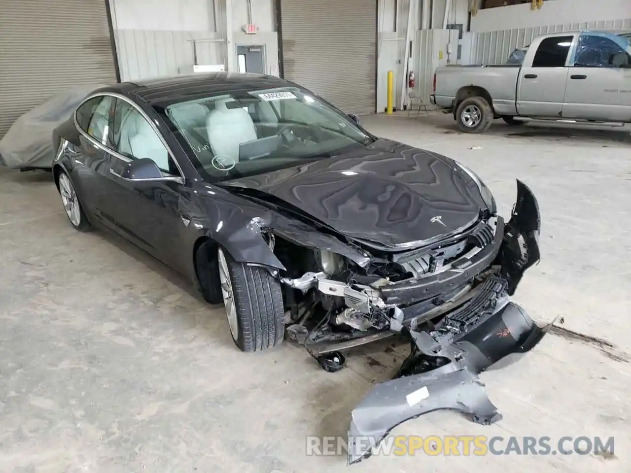 1 Photograph of a damaged car 5YJ3E1EA6LF509893 TESLA MODEL 3 2020