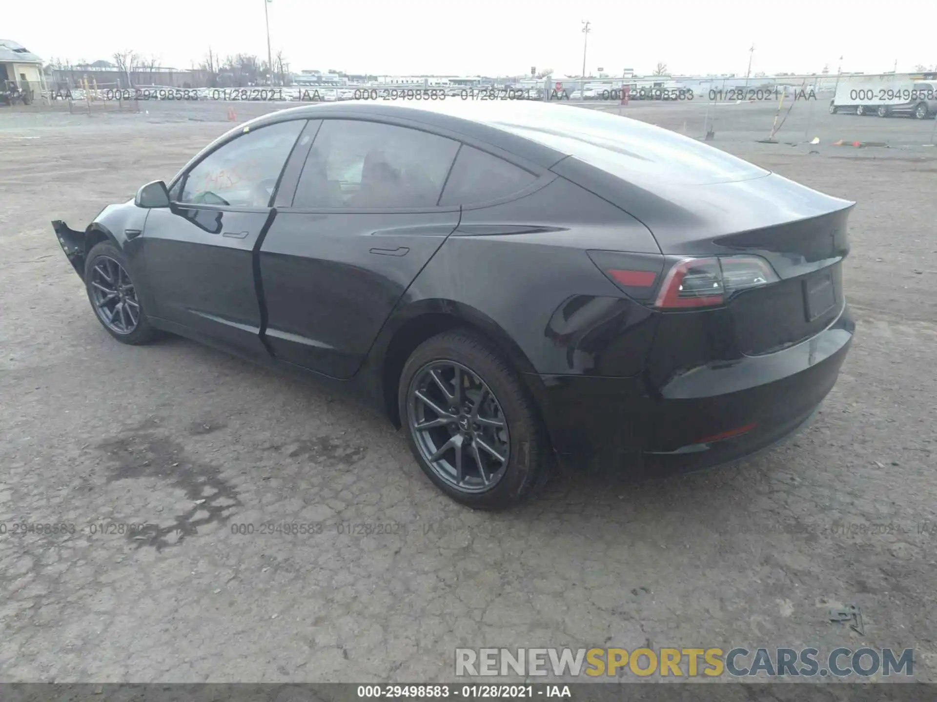 3 Photograph of a damaged car 5YJ3E1EA6LF590250 TESLA MODEL 3 2020