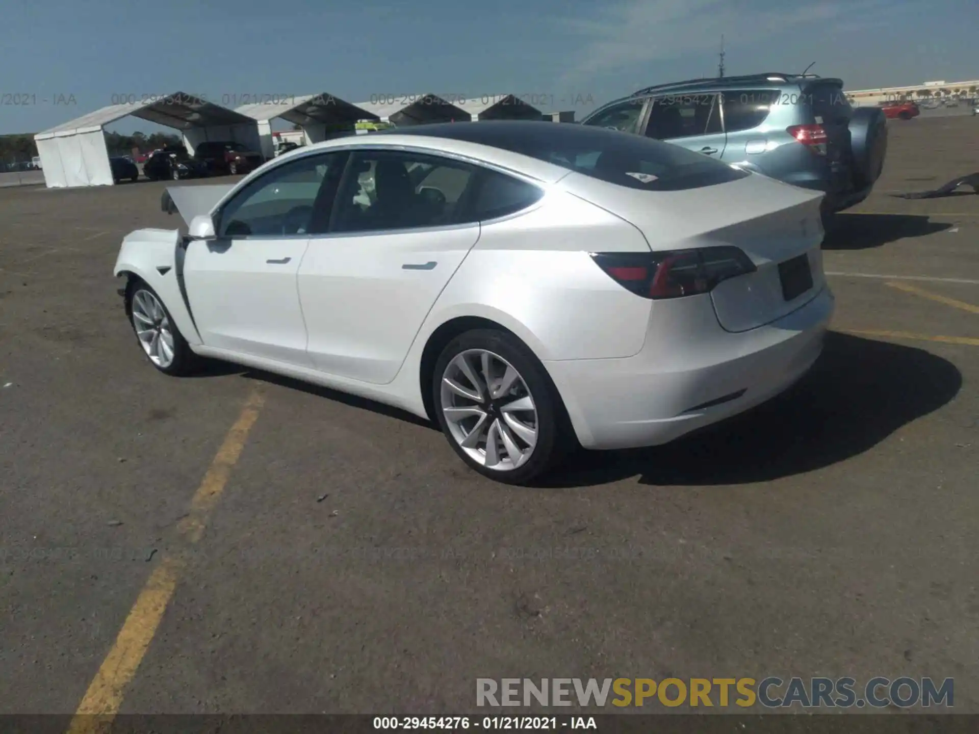 3 Photograph of a damaged car 5YJ3E1EA6LF614241 TESLA MODEL 3 2020