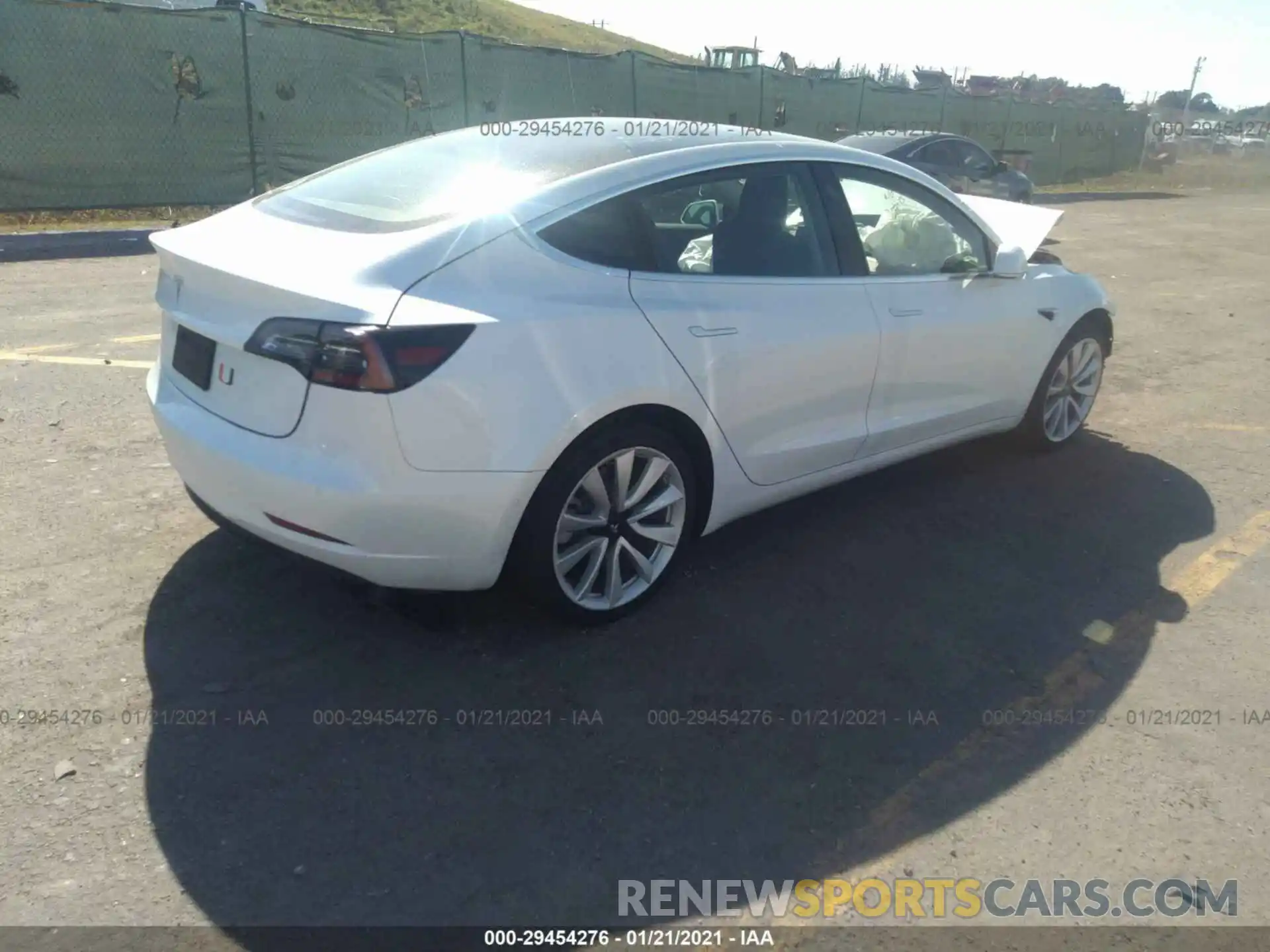 4 Photograph of a damaged car 5YJ3E1EA6LF614241 TESLA MODEL 3 2020