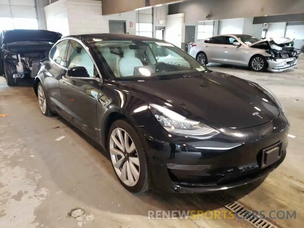 1 Фотография поврежденного автомобиля 5YJ3E1EA6LF615728 TESLA MODEL 3 2020