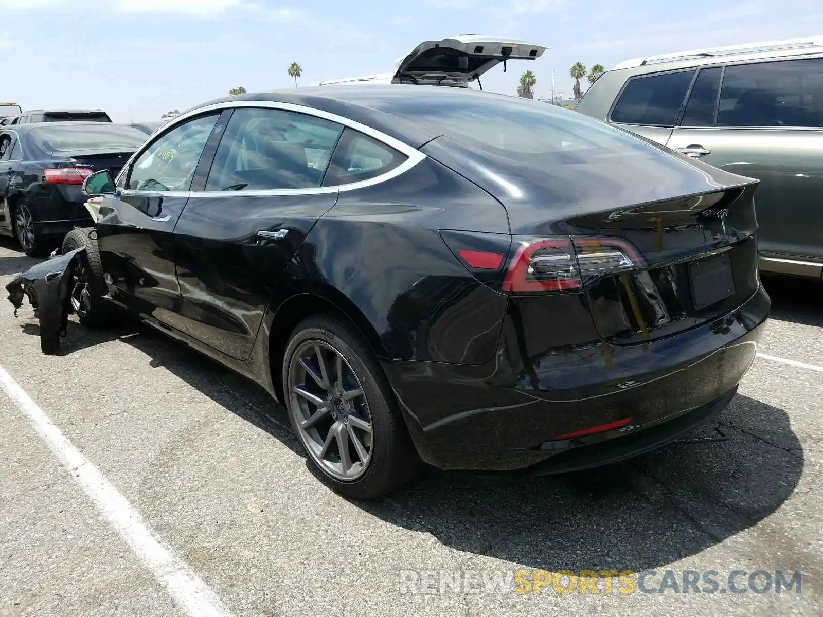 3 Photograph of a damaged car 5YJ3E1EA6LF630066 TESLA MODEL 3 2020