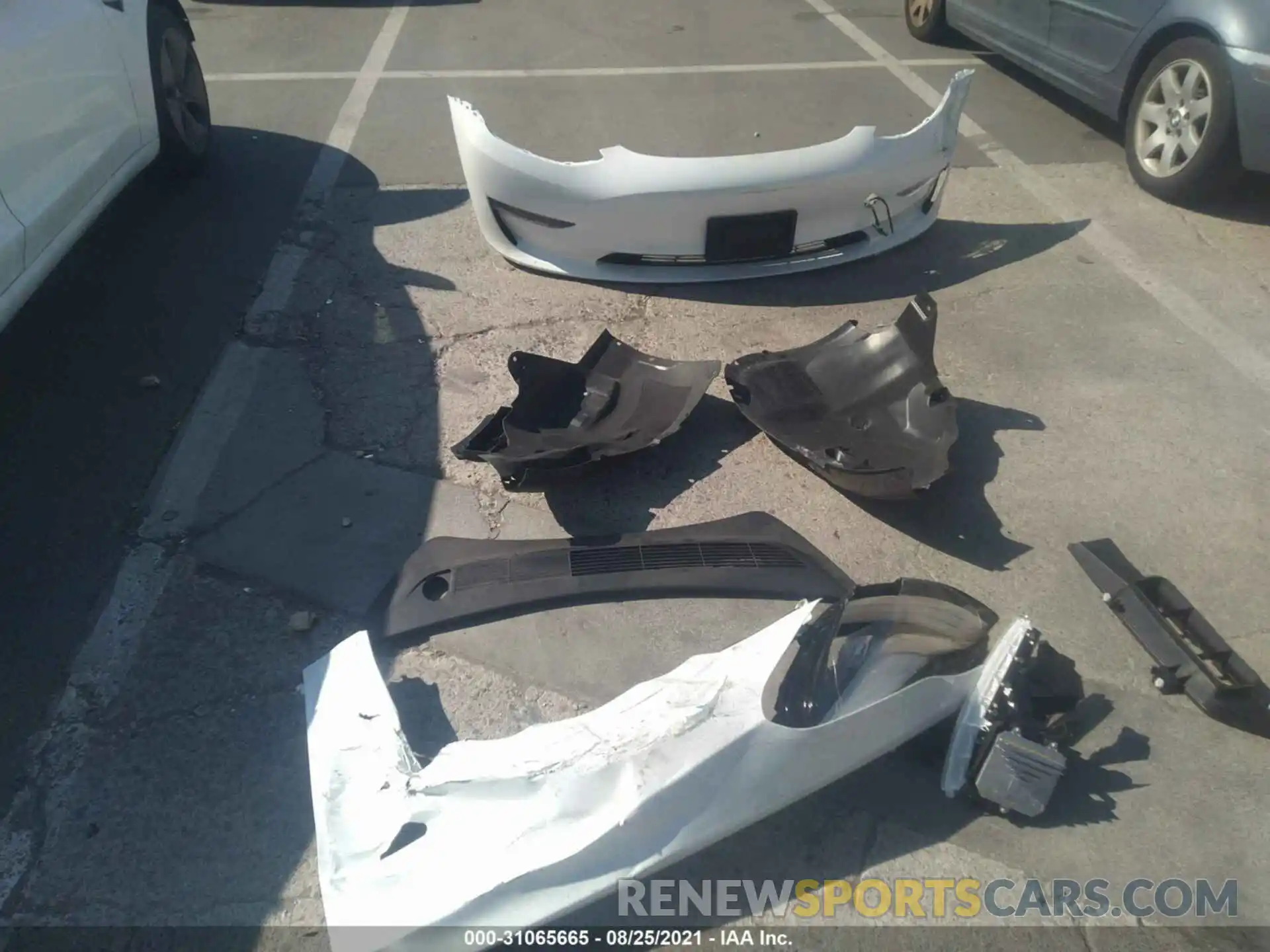 12 Photograph of a damaged car 5YJ3E1EA6LF632593 TESLA MODEL 3 2020