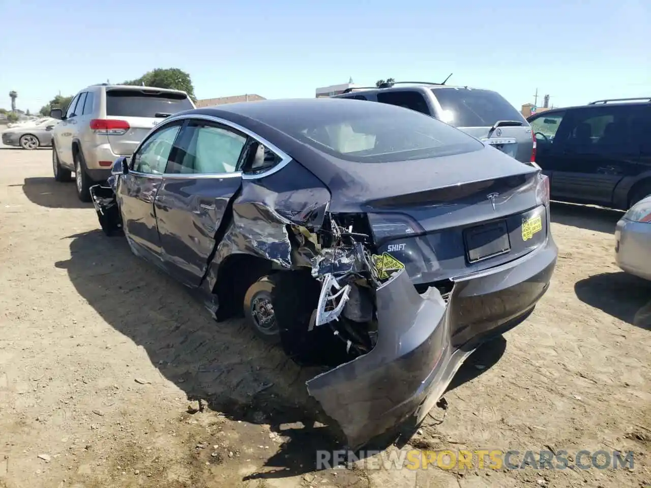 3 Photograph of a damaged car 5YJ3E1EA6LF643965 TESLA MODEL 3 2020