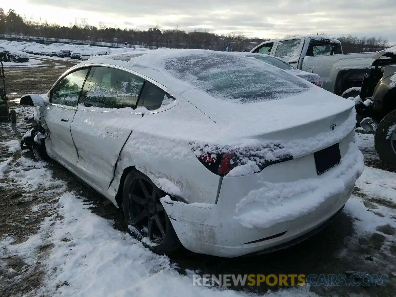 3 Photograph of a damaged car 5YJ3E1EA6LF644825 TESLA MODEL 3 2020