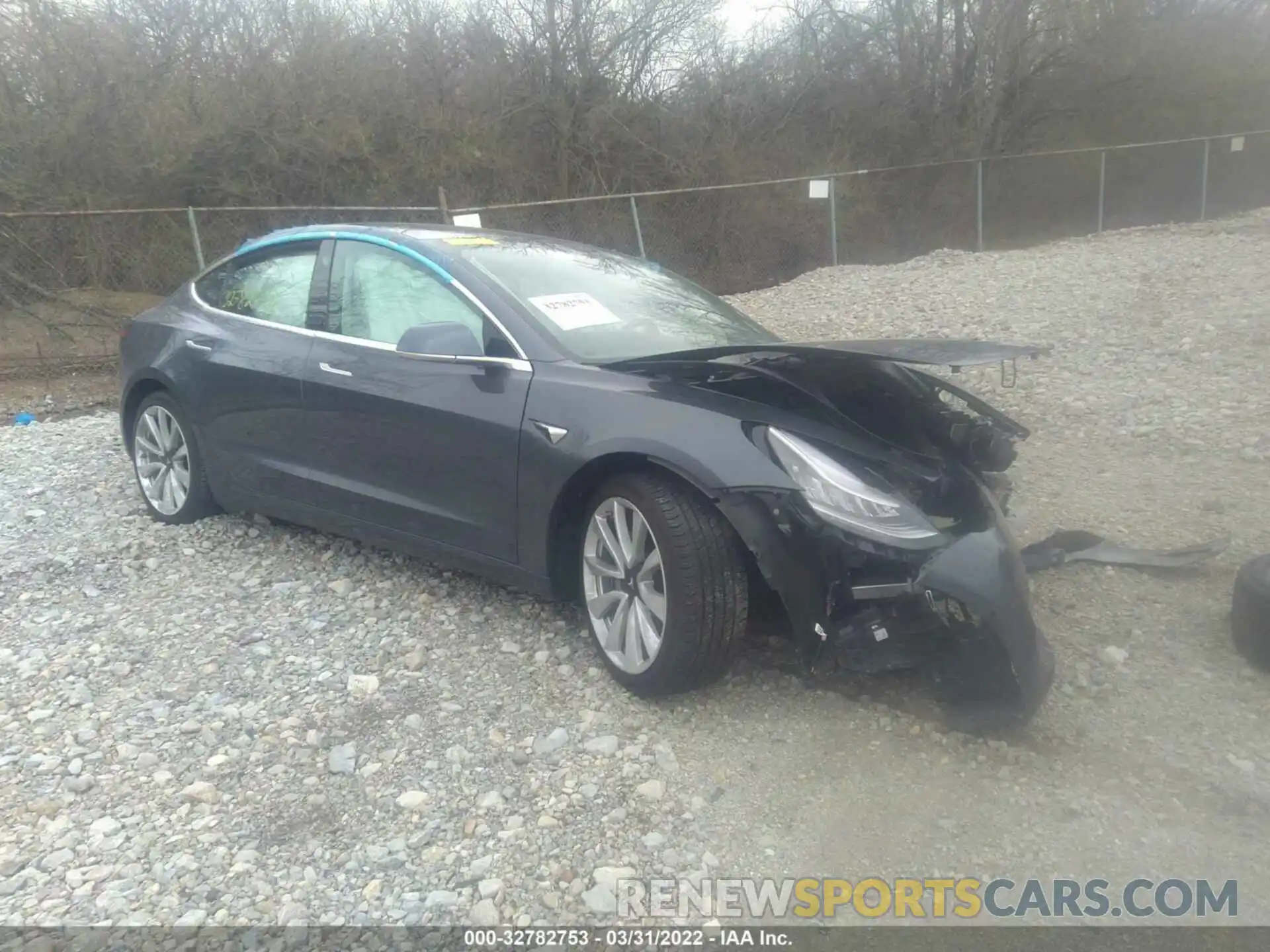 1 Photograph of a damaged car 5YJ3E1EA6LF649412 TESLA MODEL 3 2020