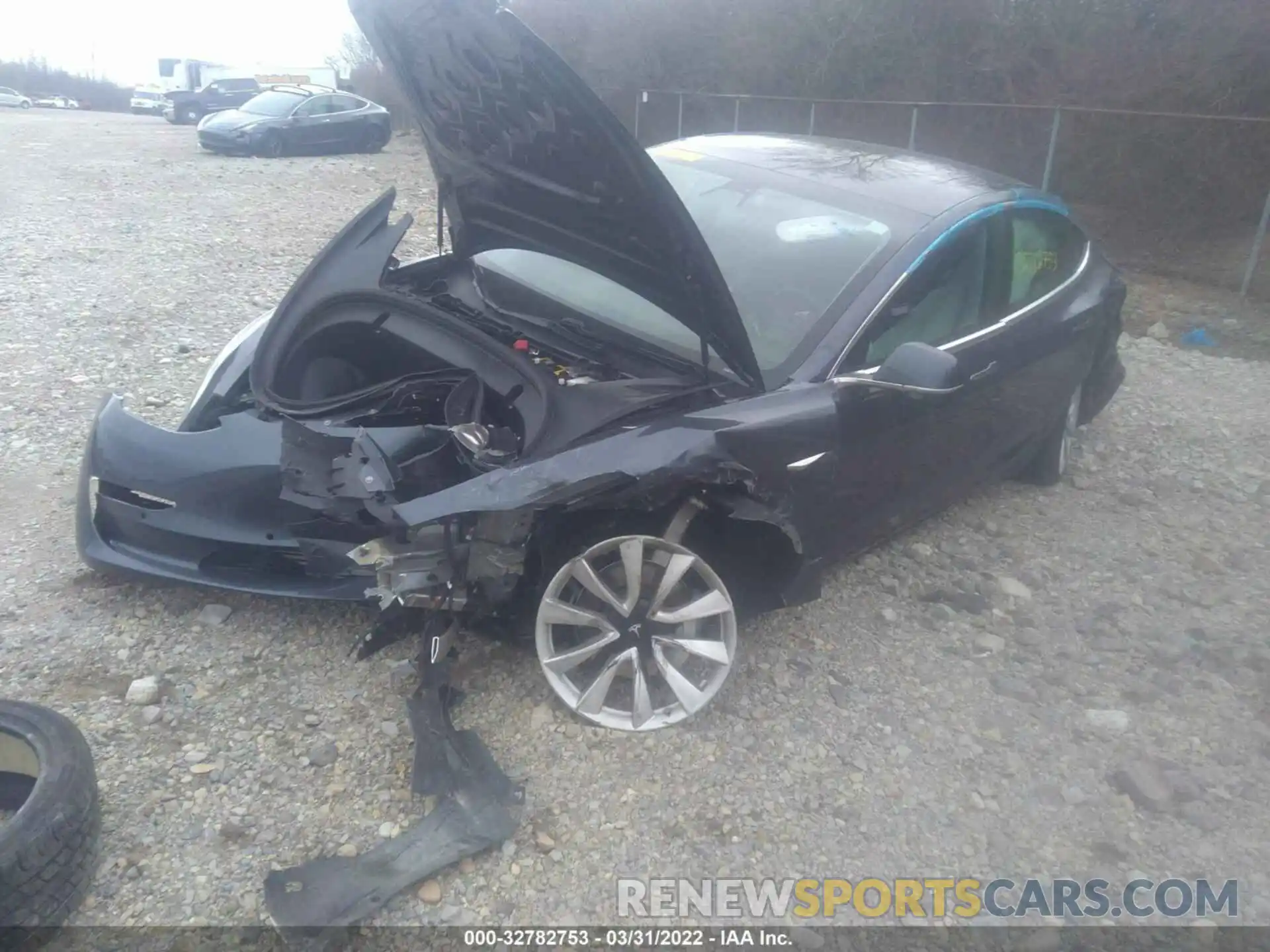 2 Photograph of a damaged car 5YJ3E1EA6LF649412 TESLA MODEL 3 2020