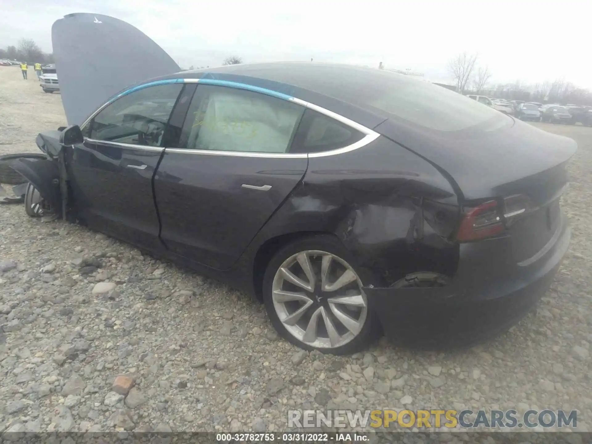 3 Photograph of a damaged car 5YJ3E1EA6LF649412 TESLA MODEL 3 2020