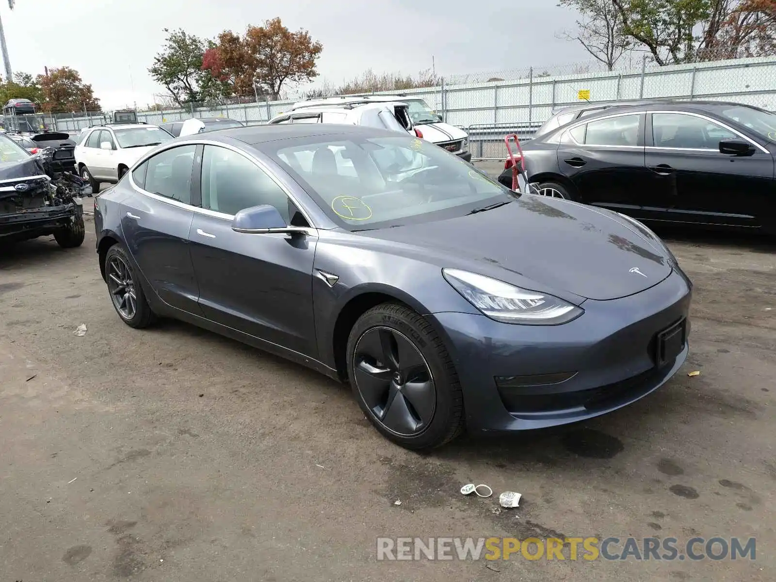 1 Photograph of a damaged car 5YJ3E1EA6LF657901 TESLA MODEL 3 2020