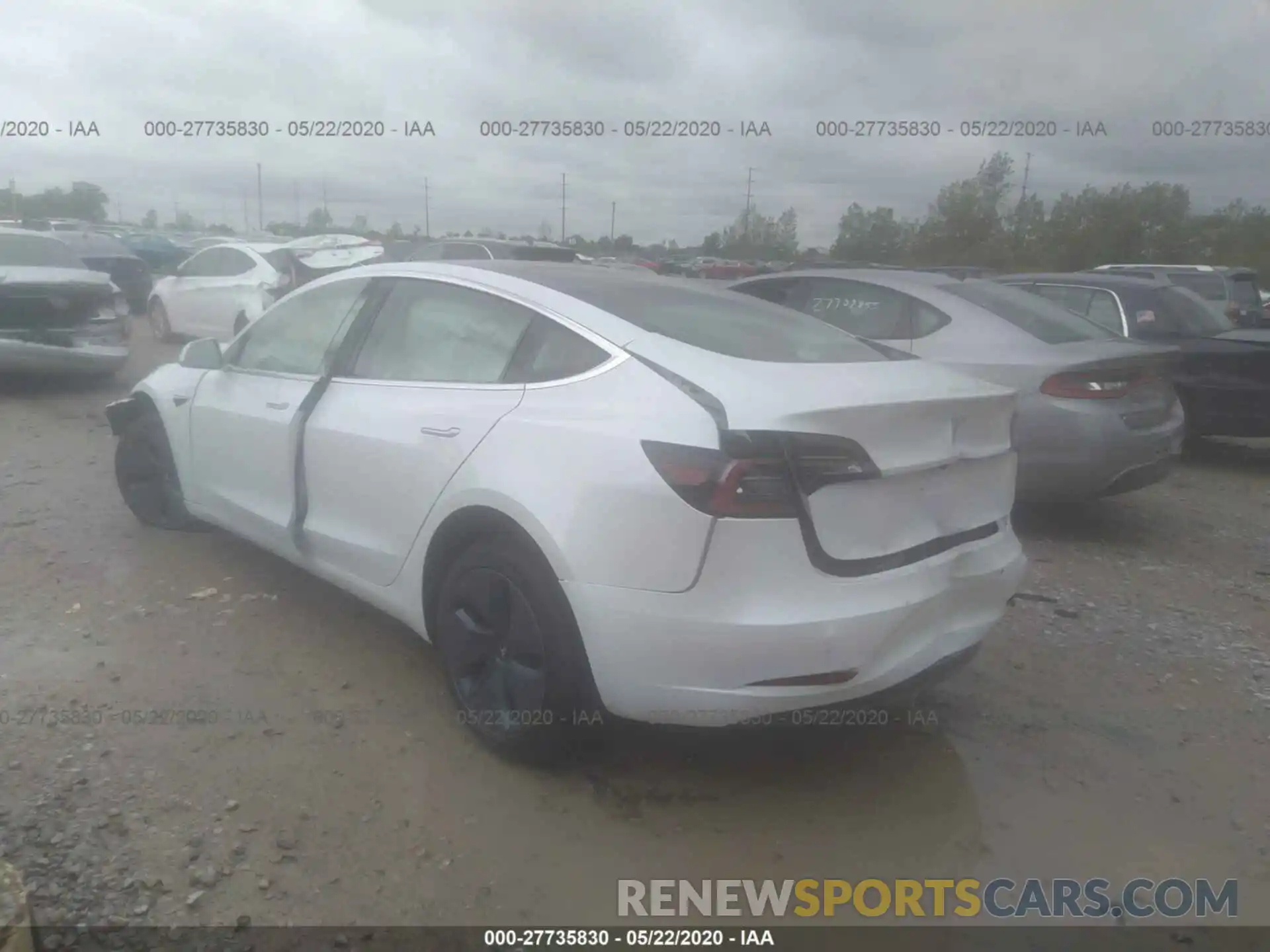 3 Photograph of a damaged car 5YJ3E1EA6LF659065 TESLA MODEL 3 2020