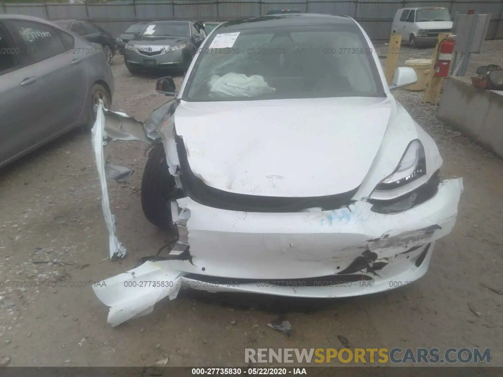 6 Photograph of a damaged car 5YJ3E1EA6LF659065 TESLA MODEL 3 2020