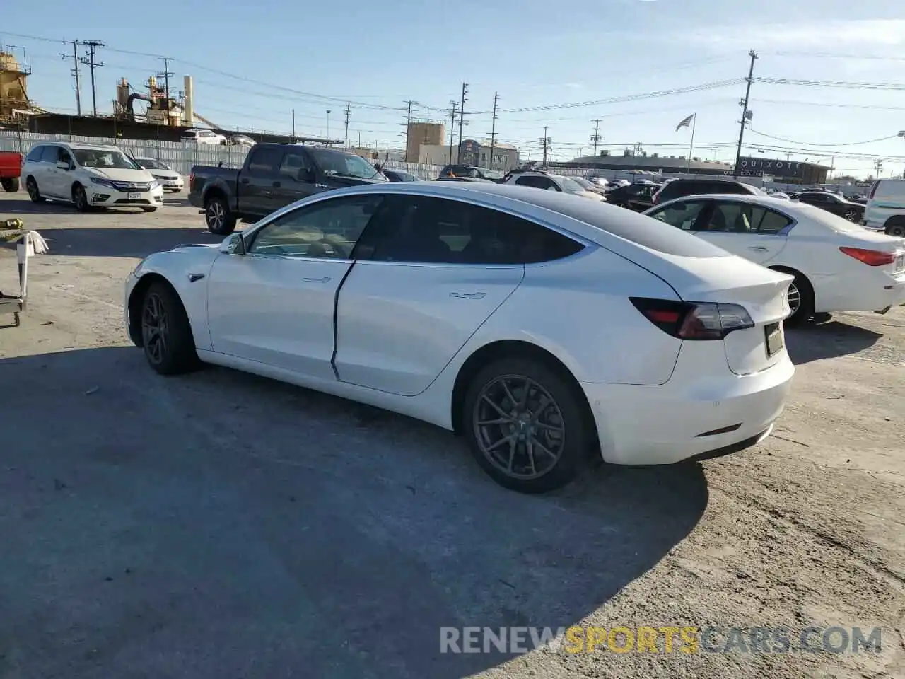 2 Photograph of a damaged car 5YJ3E1EA6LF660099 TESLA MODEL 3 2020