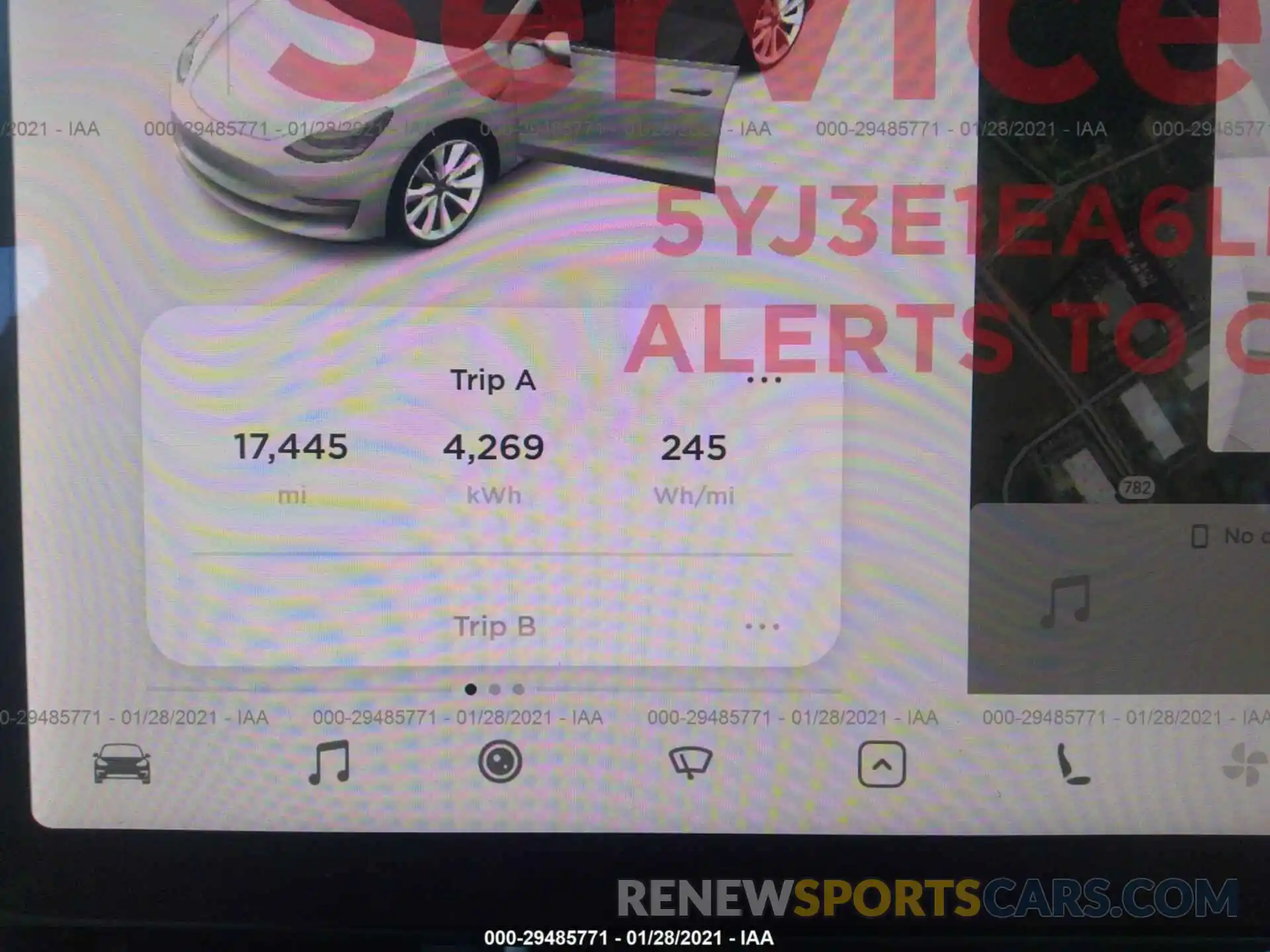 7 Photograph of a damaged car 5YJ3E1EA6LF660846 TESLA MODEL 3 2020