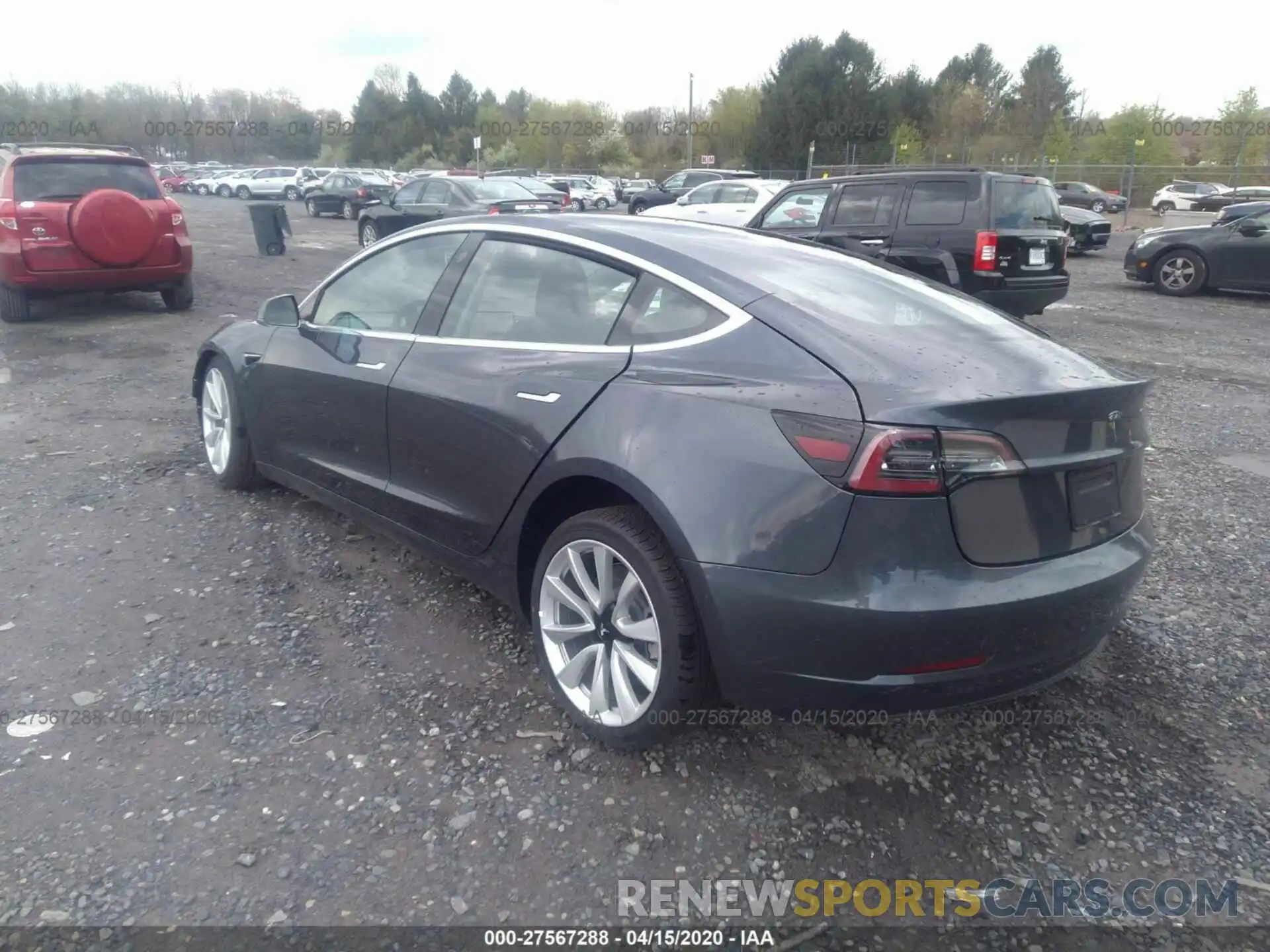 3 Photograph of a damaged car 5YJ3E1EA6LF661026 TESLA MODEL 3 2020