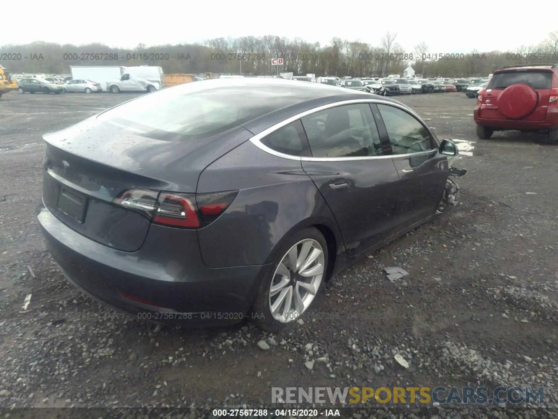 4 Photograph of a damaged car 5YJ3E1EA6LF661026 TESLA MODEL 3 2020