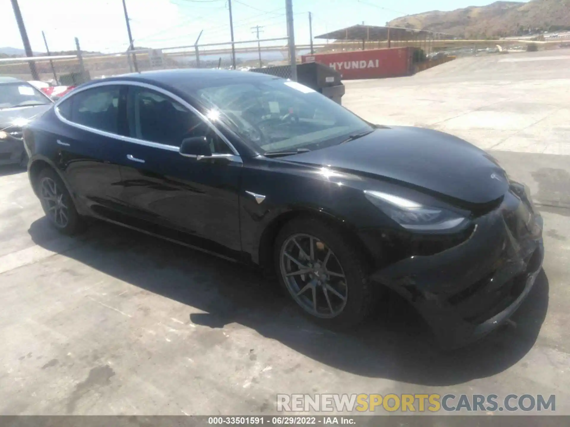 1 Photograph of a damaged car 5YJ3E1EA6LF704442 TESLA MODEL 3 2020