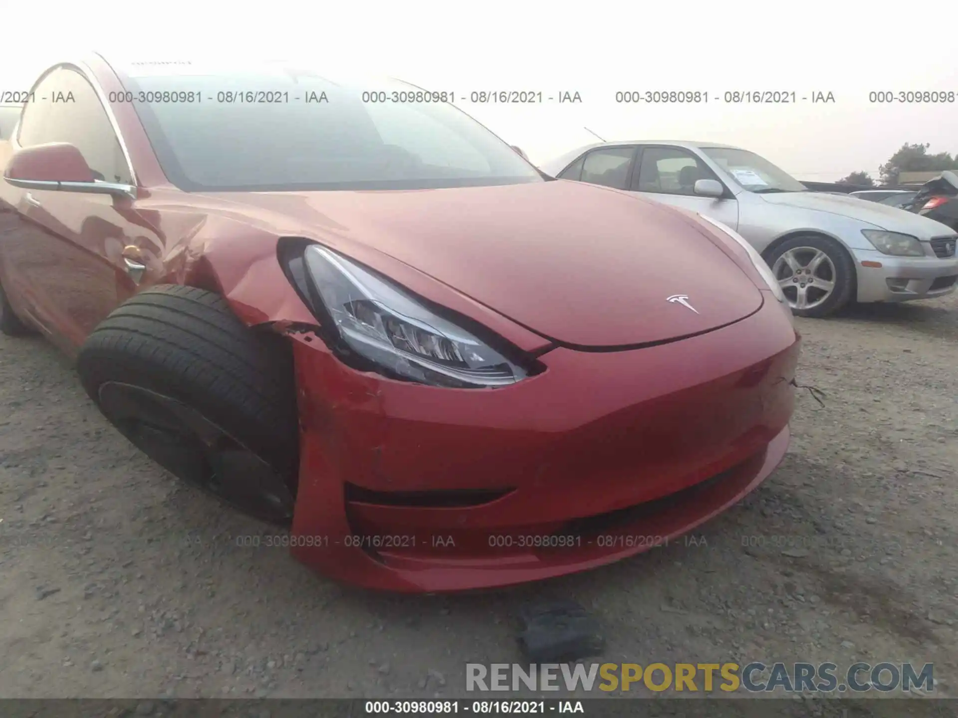 6 Photograph of a damaged car 5YJ3E1EA6LF705235 TESLA MODEL 3 2020