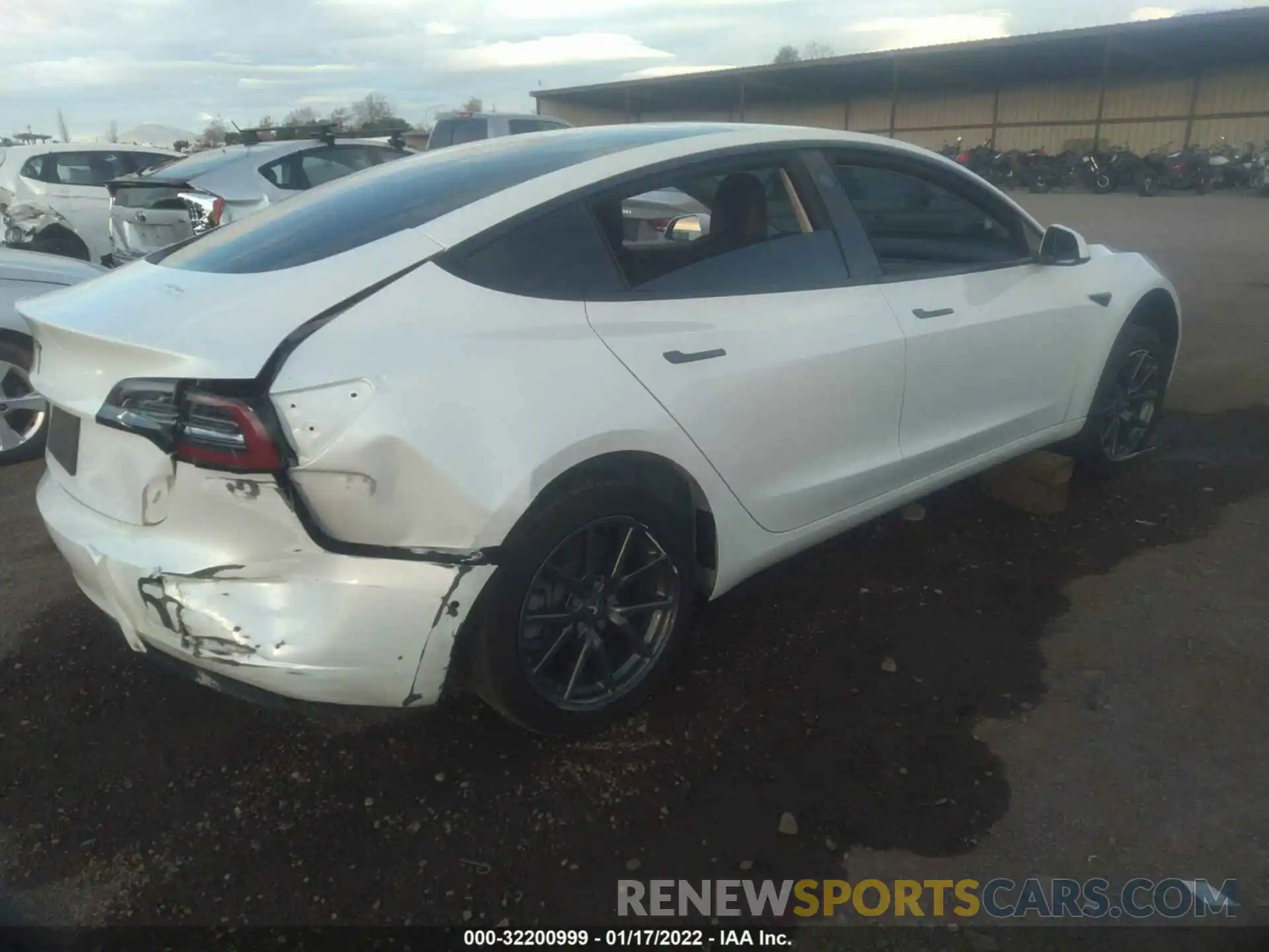 4 Photograph of a damaged car 5YJ3E1EA6LF706630 TESLA MODEL 3 2020