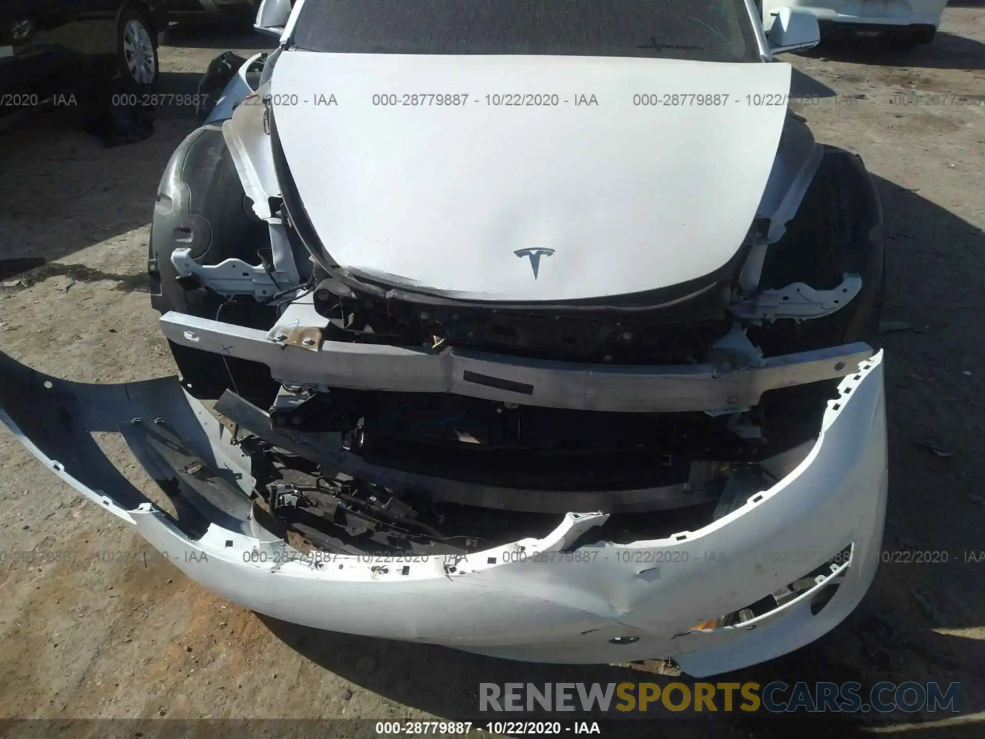 6 Photograph of a damaged car 5YJ3E1EA6LF737523 TESLA MODEL 3 2020