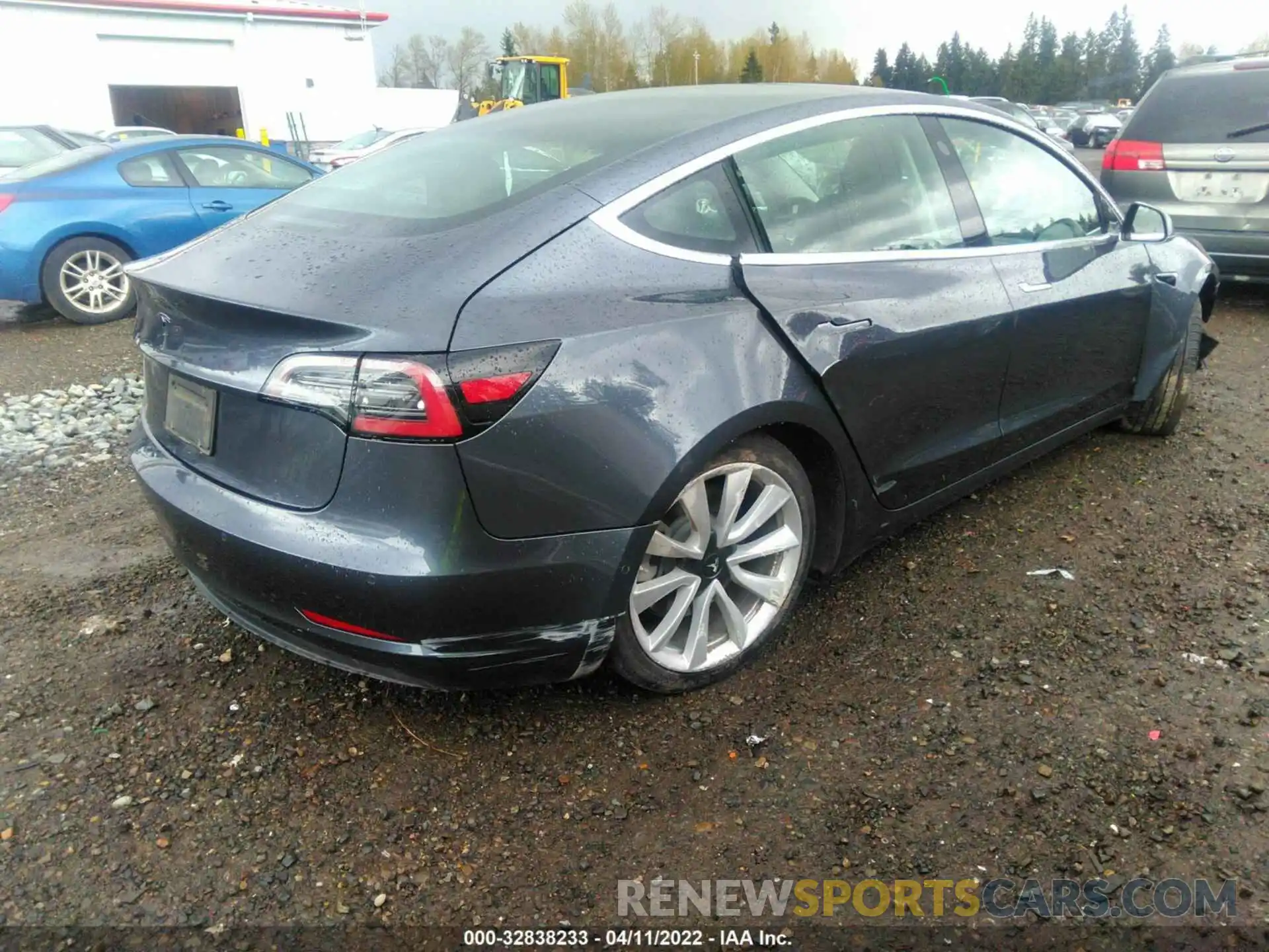 4 Photograph of a damaged car 5YJ3E1EA6LF737957 TESLA MODEL 3 2020