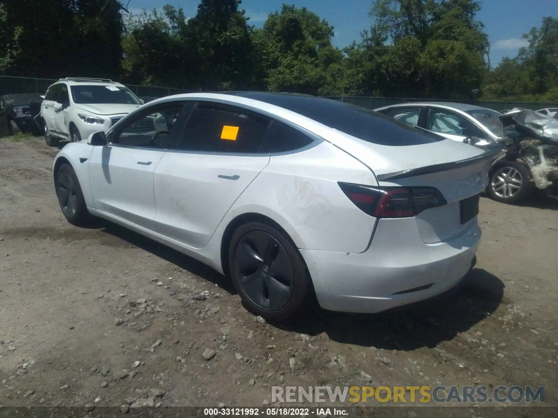 3 Photograph of a damaged car 5YJ3E1EA6LF745119 TESLA MODEL 3 2020