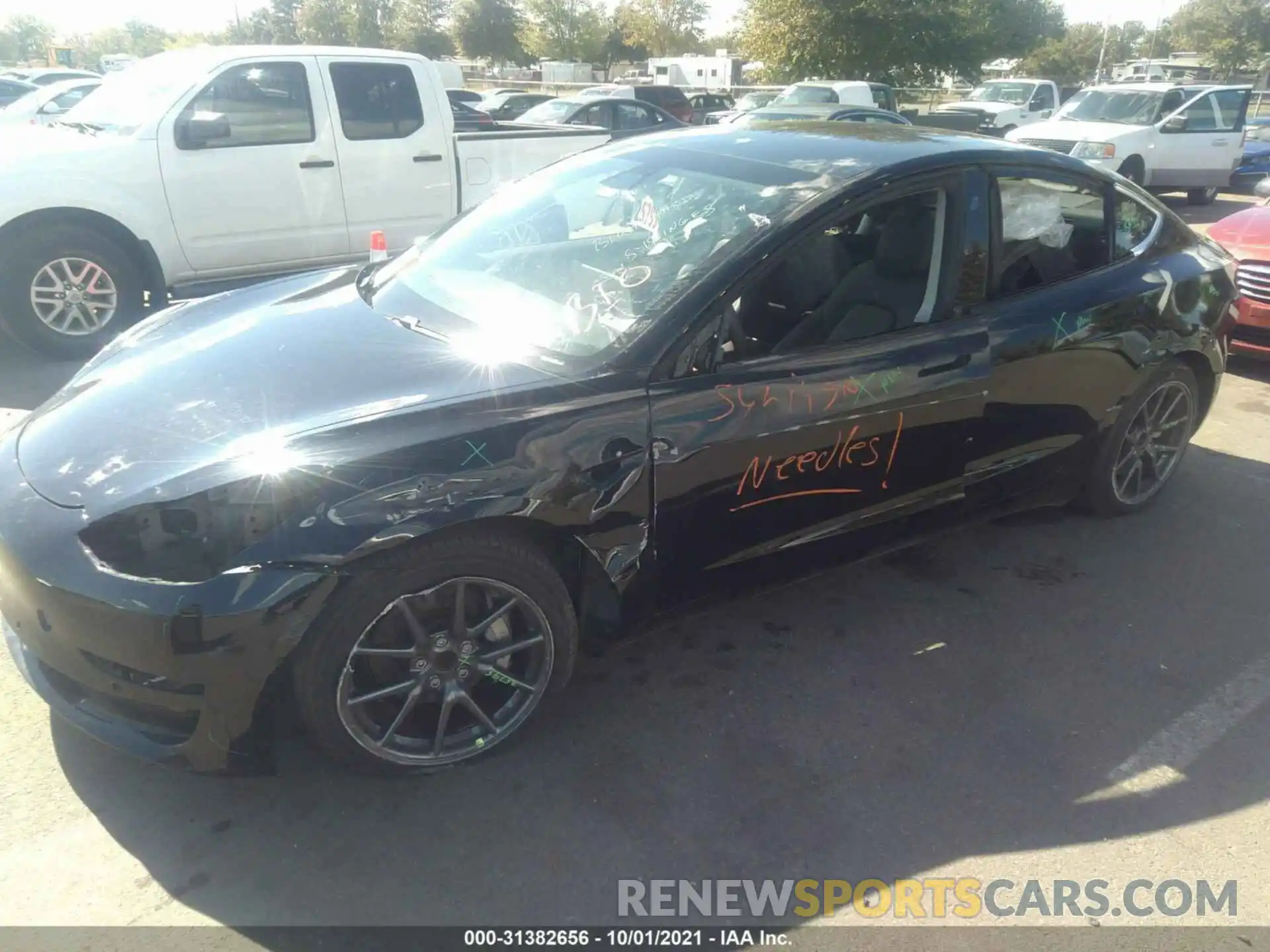 6 Photograph of a damaged car 5YJ3E1EA6LF745492 TESLA MODEL 3 2020