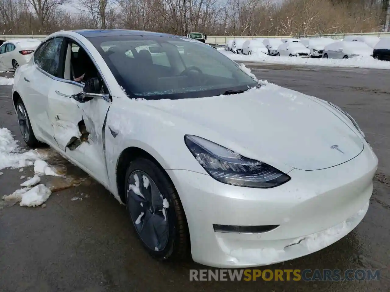 1 Photograph of a damaged car 5YJ3E1EA6LF785149 TESLA MODEL 3 2020