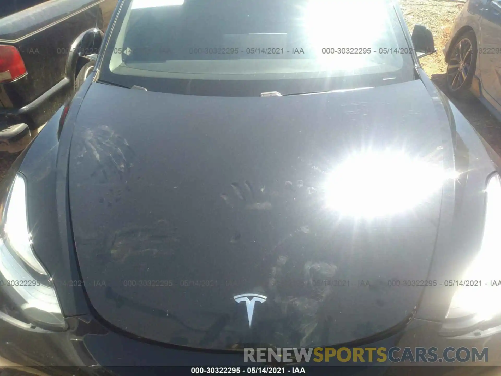 10 Photograph of a damaged car 5YJ3E1EA6LF792148 TESLA MODEL 3 2020