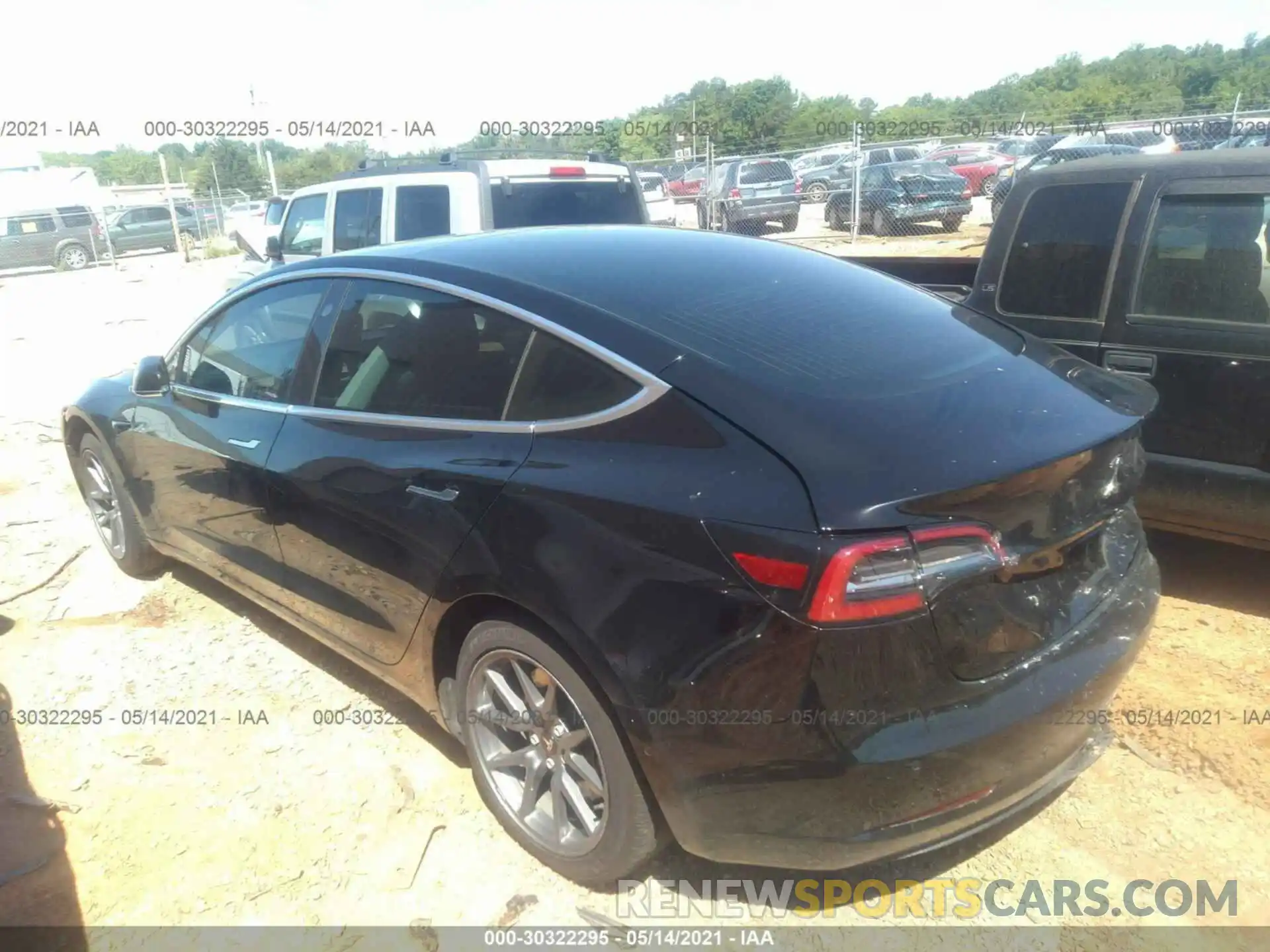 3 Photograph of a damaged car 5YJ3E1EA6LF792148 TESLA MODEL 3 2020