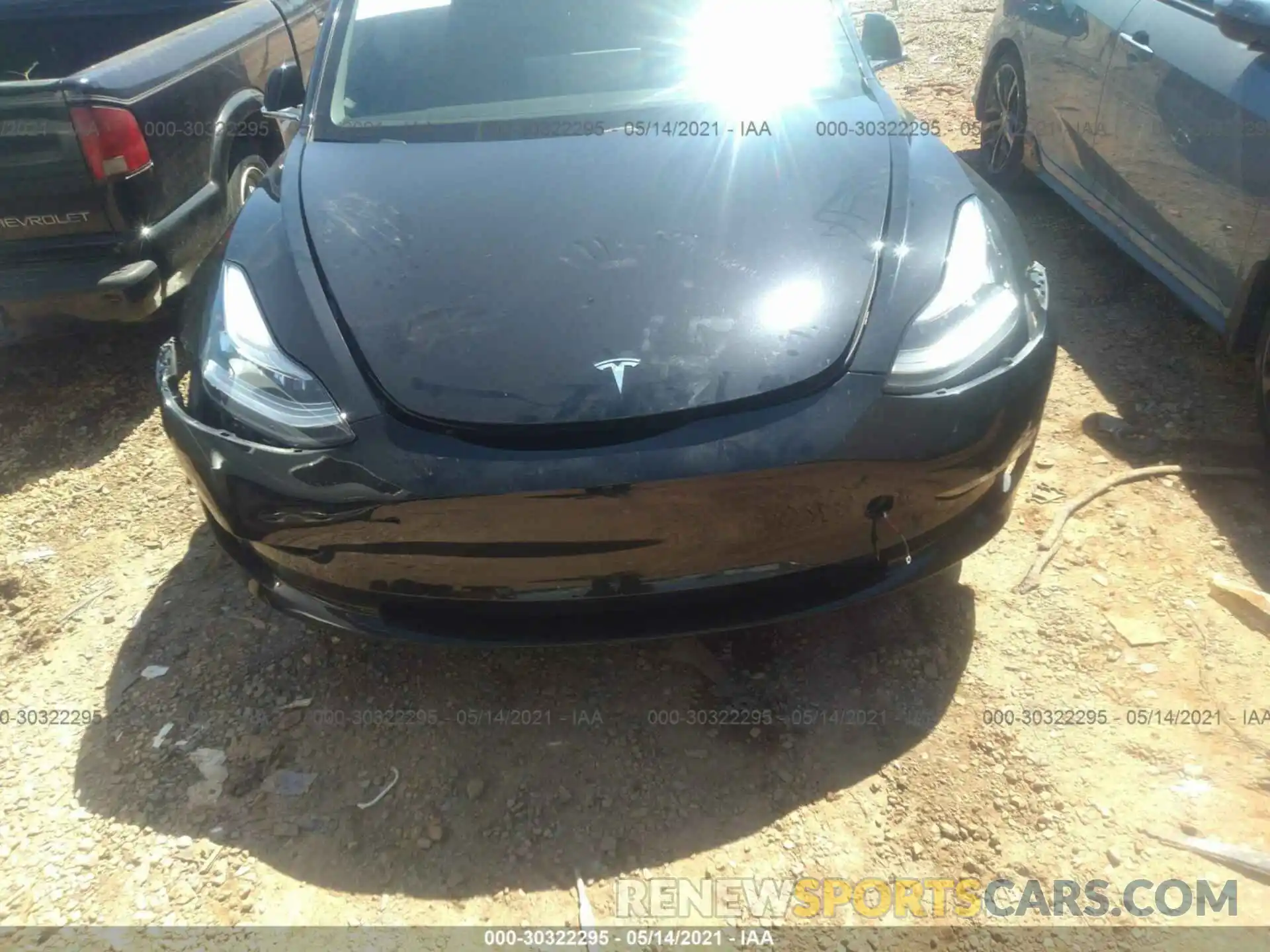 6 Photograph of a damaged car 5YJ3E1EA6LF792148 TESLA MODEL 3 2020