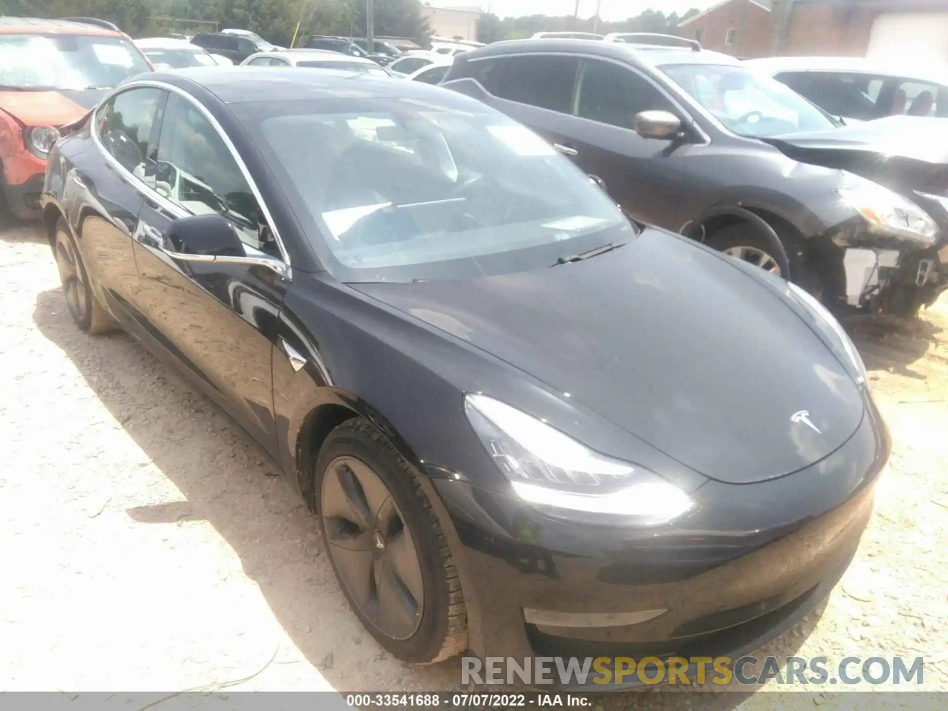 1 Фотография поврежденного автомобиля 5YJ3E1EA6LF796569 TESLA MODEL 3 2020