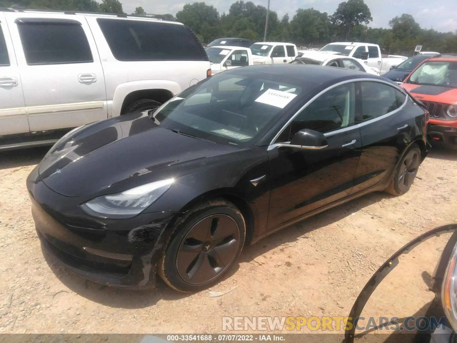 2 Фотография поврежденного автомобиля 5YJ3E1EA6LF796569 TESLA MODEL 3 2020